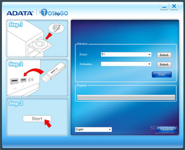 Phần mềm tạo USB Boot OstoGO