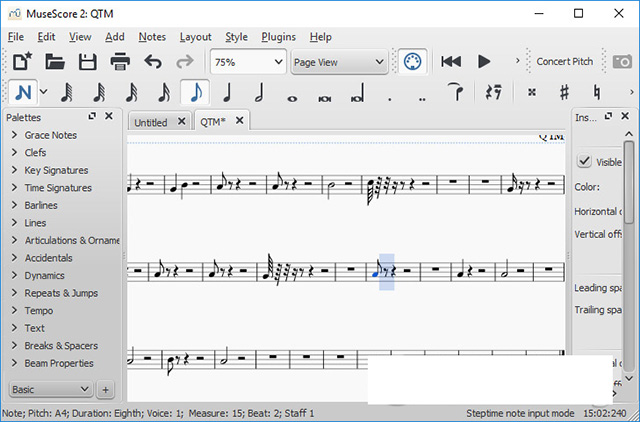 Phần mềm tin học lớp 5 MuseScore