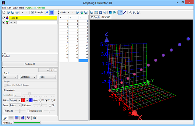 Graphing Calculator 3D