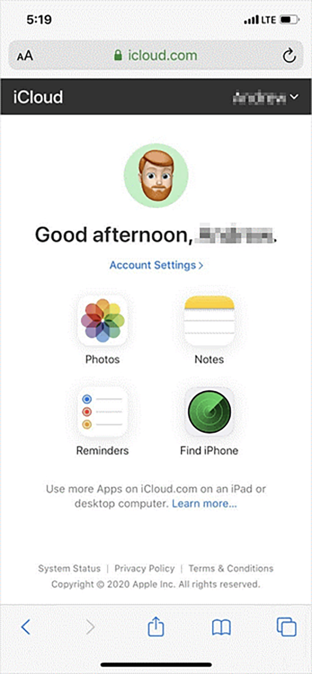 Tải ảnh từ iCloud về điện thoại iPhone qua iCloud.com