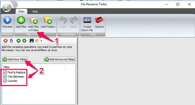 Phần mềm File Renamer Turbo 1