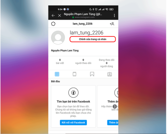 Vô hiệu hóa Instagram trên Smartphone bước 3