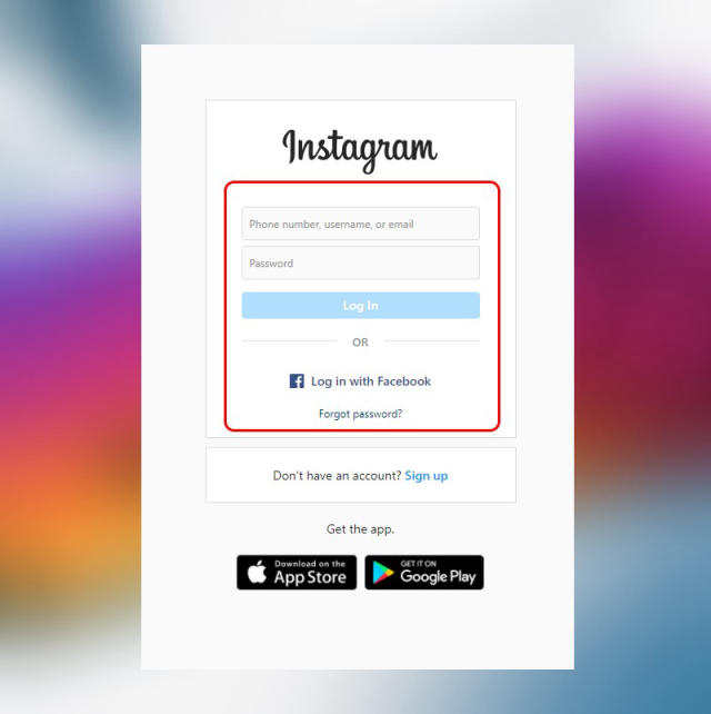 Vô hiệu hóa Instagram trên máy tính bước 1