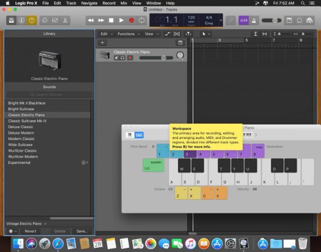 Phần mềm tạo nhạc điện tử Apple Logic Pro X