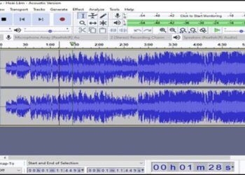 Phần mềm tạo nhạc điện tử Audacity