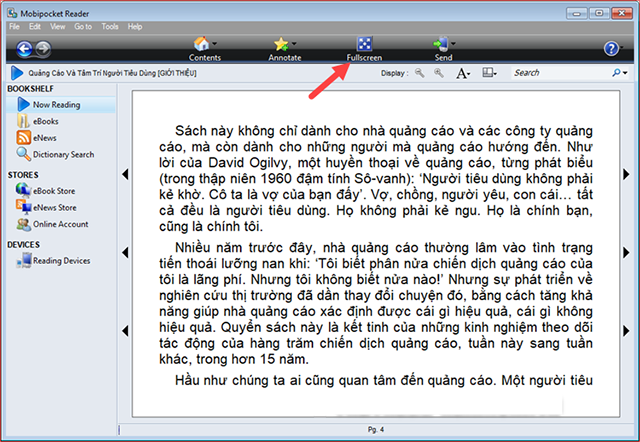 Cách dùng Mobipocket Reader Desktop 2