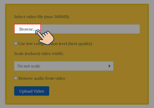 Cách nén video không cần phần mềm bằng Video Smaller 1