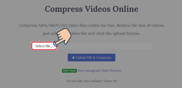 Cách nén video không cần phần mềm bằng Youcompress 1