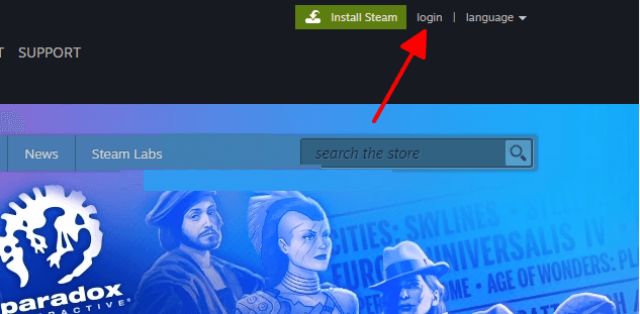 cách tạo tài khoản Steam bước 2