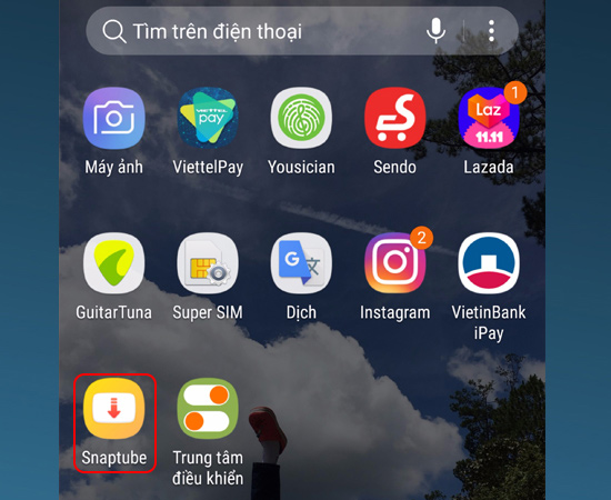 Tải video Youtube về điện thoại Android 1