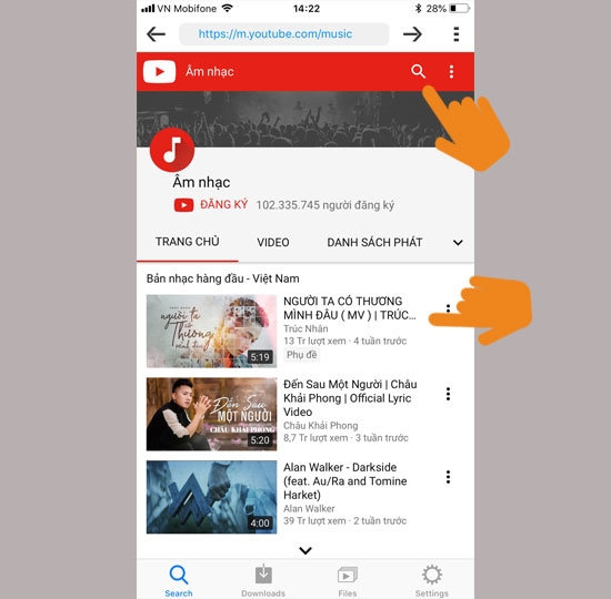 Cách lưu video Youtube về điện thoại iphone 2