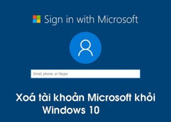 Lưu ý khi xóa tài khoản Microsoft trên Win 10