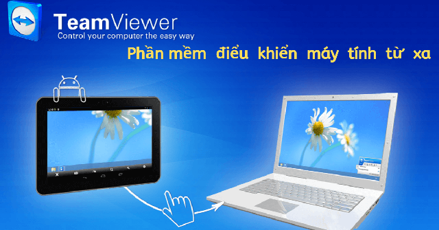 Phần mềm điều khiển máy tính từ xa TeamViewer