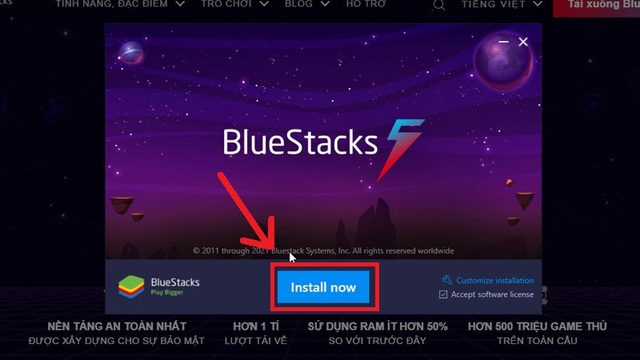 Tải Bigo Live trên máy tính bằng BlueStacks bước 3