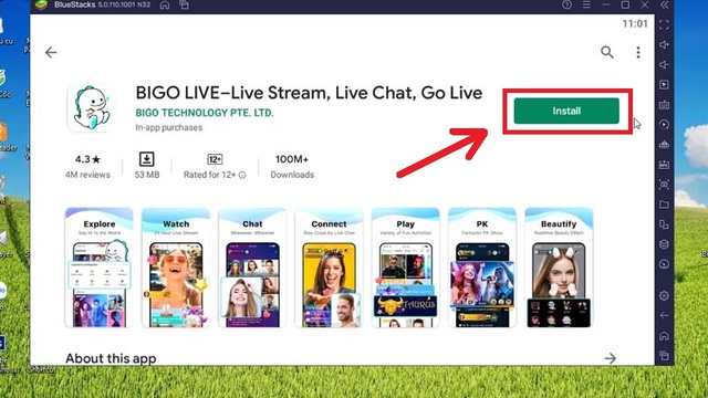 Tải Bigo Live trên máy tính bằng BlueStacks bước 4-2