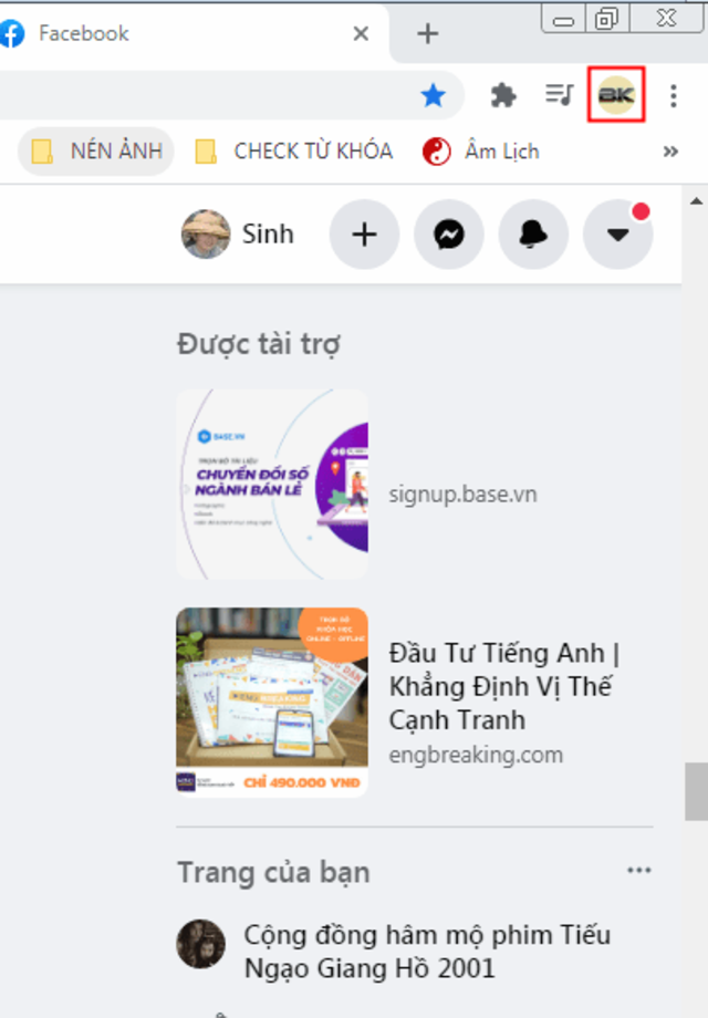 Tạo profile người dùng trên Google Chrome  1