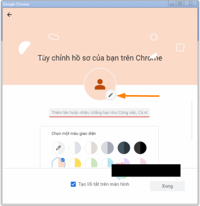 Tạo profile người dùng trên Google Chrome  4