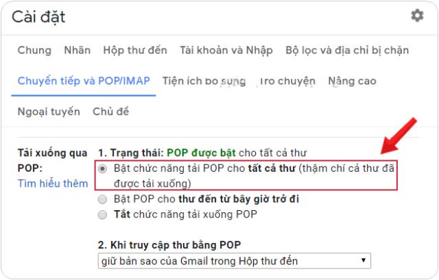 Thực hiện kích hoạt POP bước 4