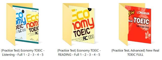 Bộ sách luyện đề thi TOEIC 