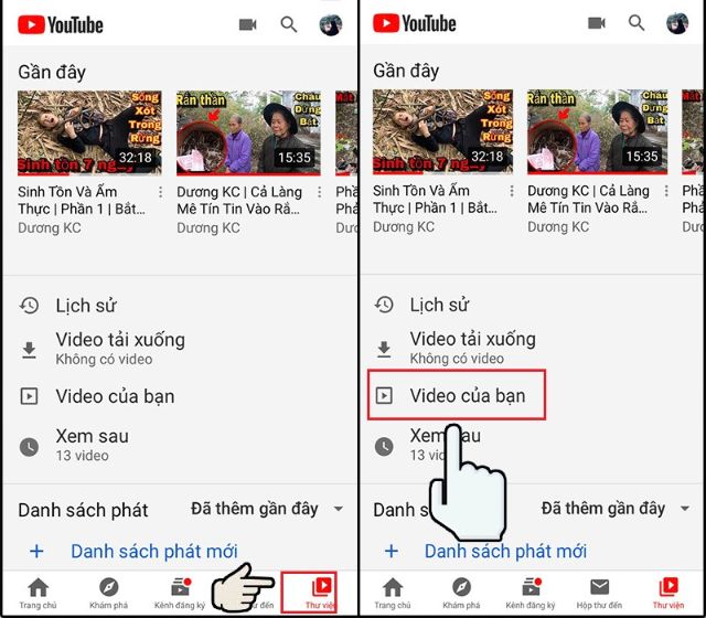 cách tải video lên Youtube bằng điện thoại 1