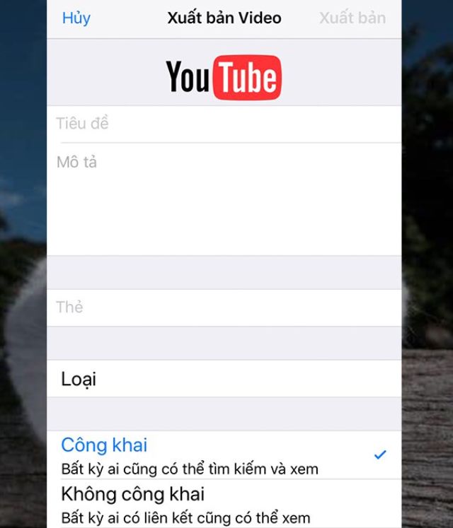 cách tải video lên Youtube bằng điện thoại 7