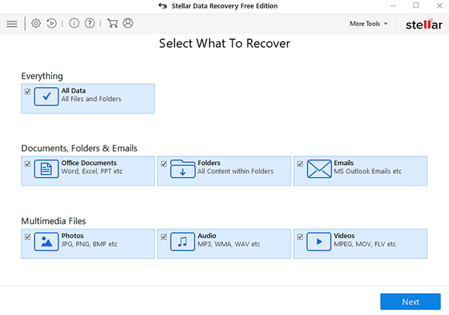 Phần mềm sửa lỗi thẻ nhớ MicroSD  Stellar Recovery