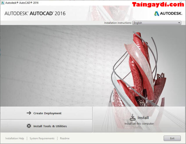 cài đặt Autocad 2016 Full Crack 1