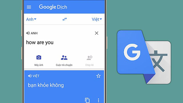 app dịch tiếng Anh Google dịch