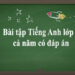 bài tập tiếng anh lớp 6