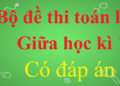 Bộ đề thi toán lớp 7 giữa học kì 1
