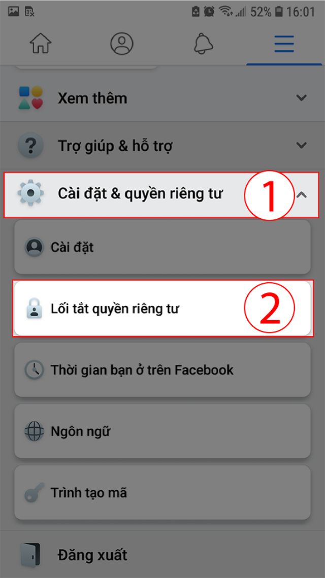 cách ẩn bạn bè trên facebook 2