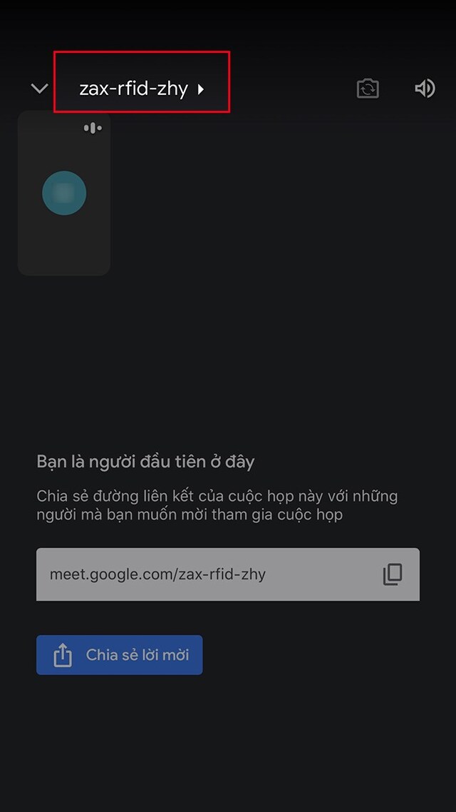 Cách tạo cuộc họp Google Meet bằng điện thoại 6