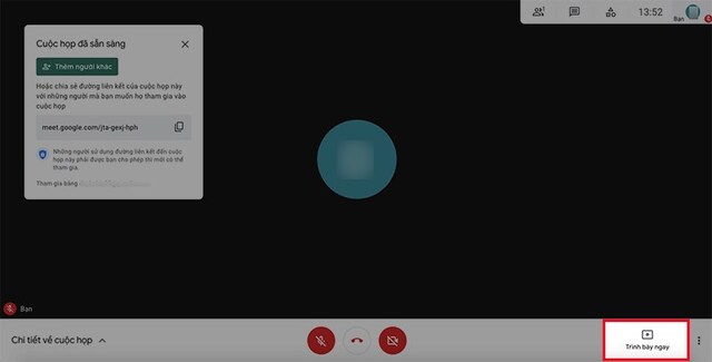 Cách tạo cuộc họp trên Google Meet bằng máy tính 8