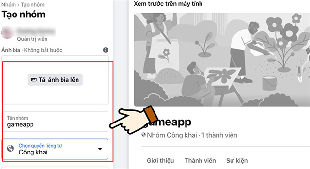 Cách tạo Group trên Facebook bằng máy tính 2