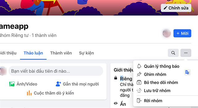 Cách tạo Group trên Facebook bằng máy tính 4