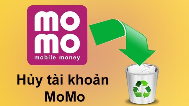 cách xóa tài khoản Momo