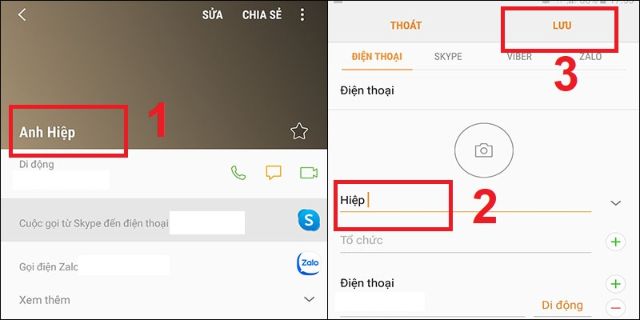cách đổi tên trên zalo 9