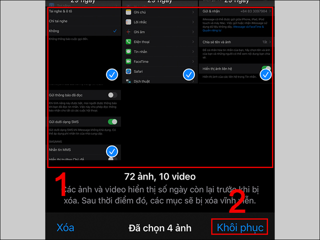 Khôi phục ảnh đã xóa trên iPhone 