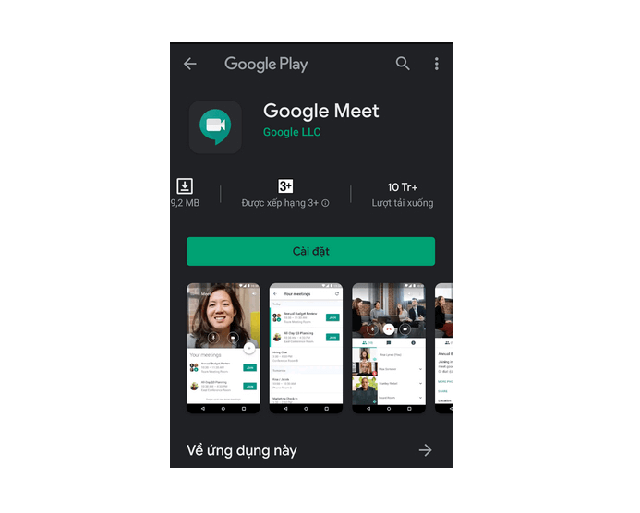 Tải Google Meet cho điện thoại 1