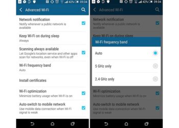 Thay đổi băng tần trên điện thoại