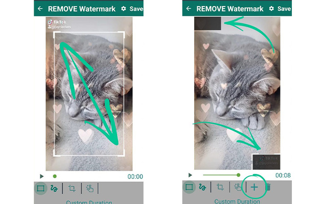 Xoá logo trên TikTok bằng Remove & Add Watermark