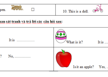 bài tập tiếng anh lớp 2-7