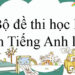 đề thi tiếng anh lớp 6