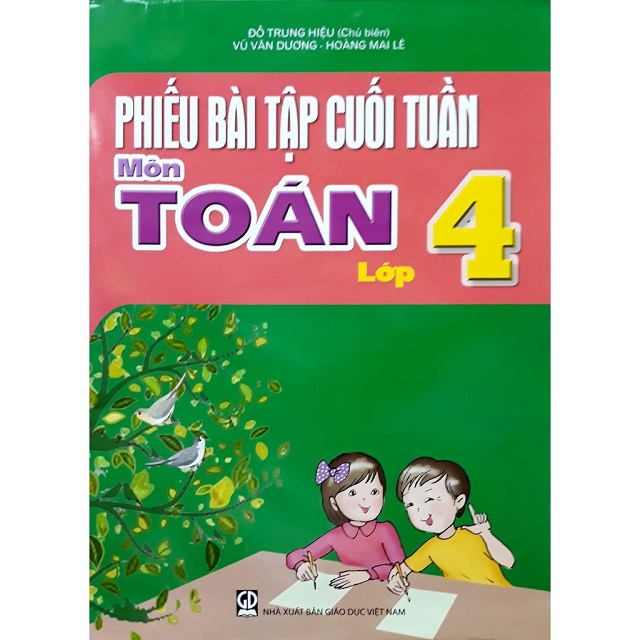 Phiếu bài tập cuối tuần môn Toán lớp 4