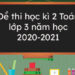 Tải đề thi học kì 2 Toán lớp 3
