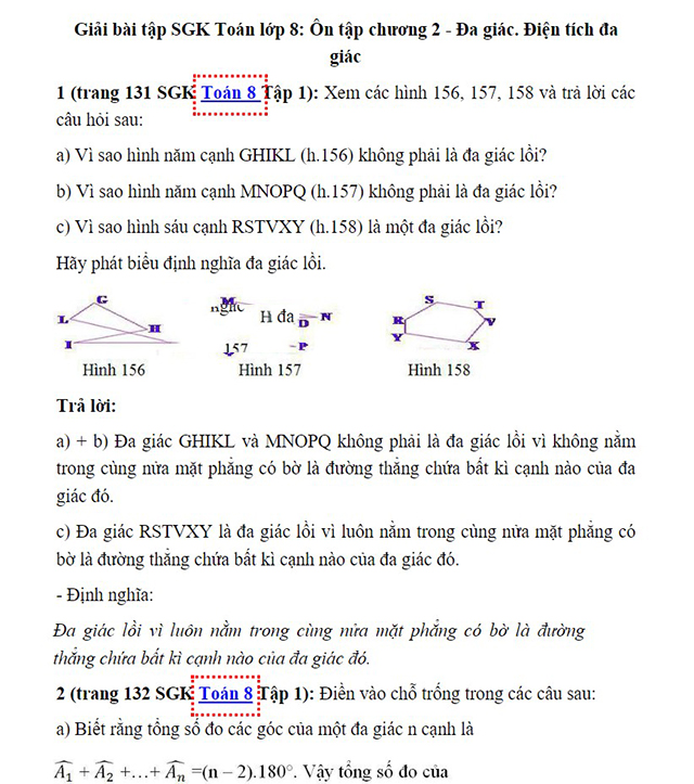 Tài liệu toán 8 hình học 3