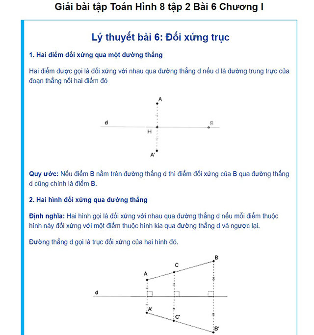 Tài liệu toán 8 hình học 4