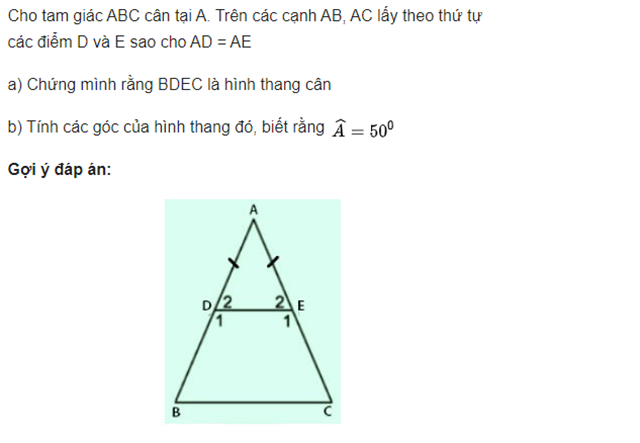 toán 8 hình thang cân 12