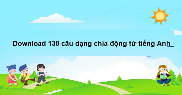 bài tập chia động từ tiếng anh 1