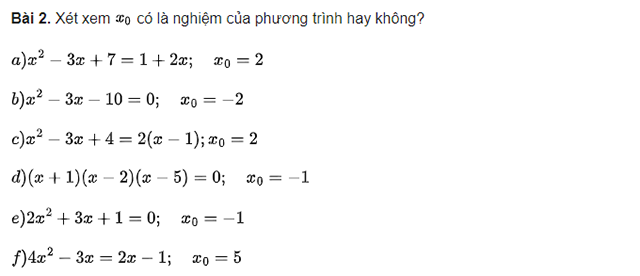 bài tập giải phương trình lớp 8-2